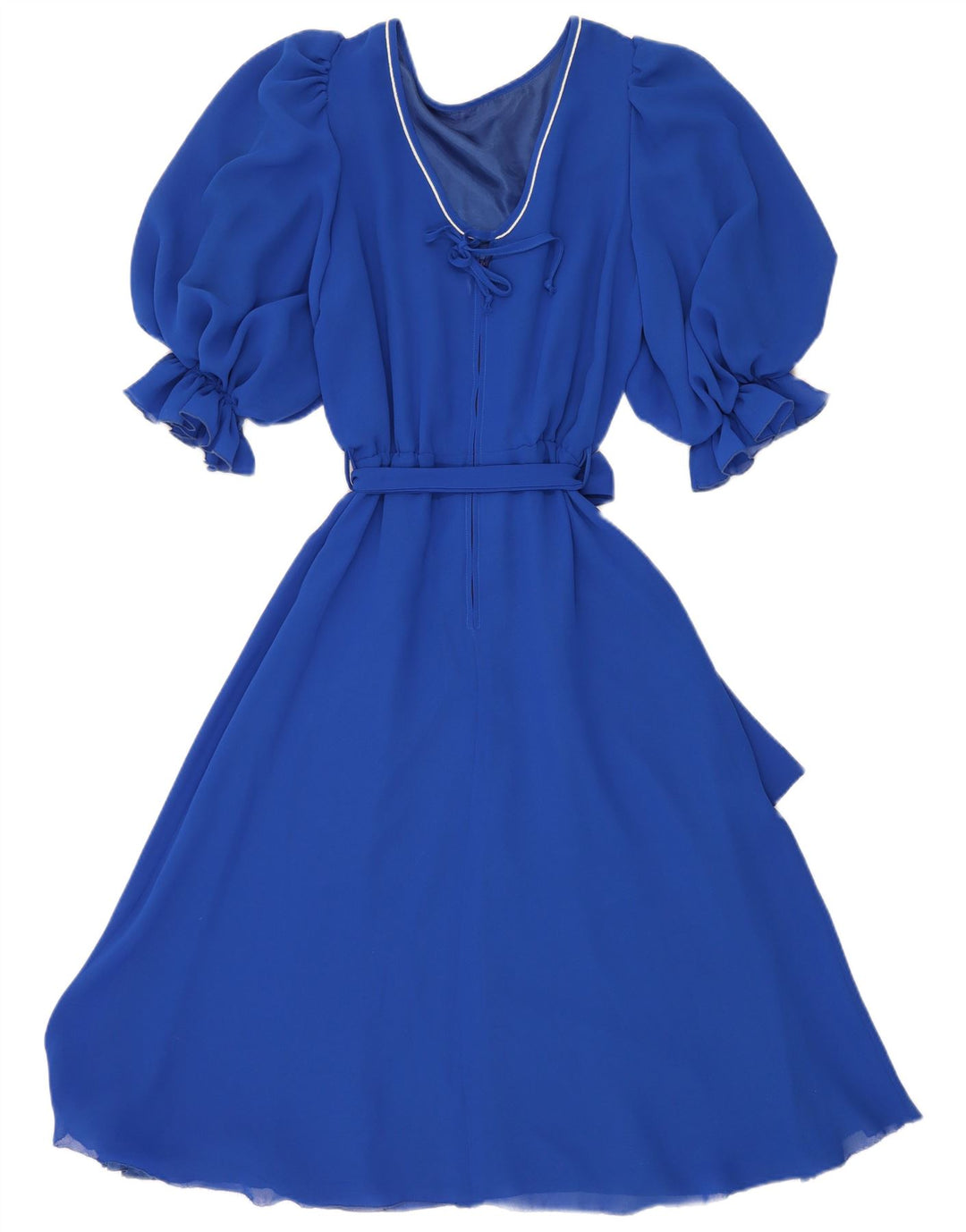 Rochie A-Line Vintage pentru femei IT 40 Small Blue Poliester