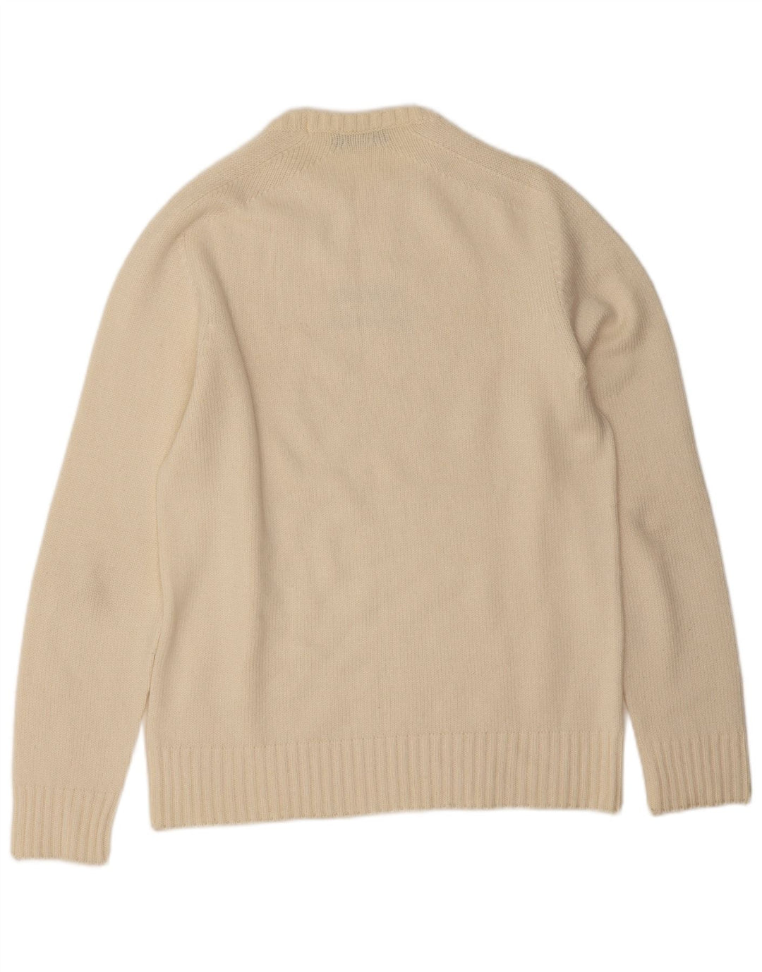 Pulover Guess By Marciano pentru bărbați, cu gât crew, alb cadru mediu