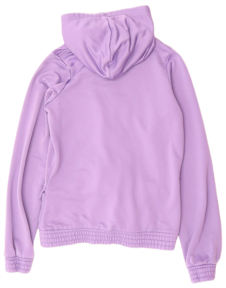 Pulover Reebok pentru femei, cu fermoar, cu capota, UK 12 Poliester violet mediu
