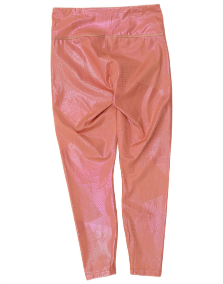 Leggings crop pentru femei Puma UK 12, roz mediu
