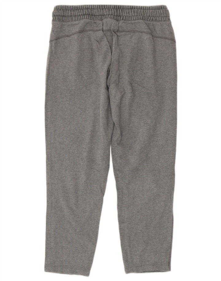 Pantaloni de trening din velur grafic Champion pentru femei UK 12 Gri mediu
