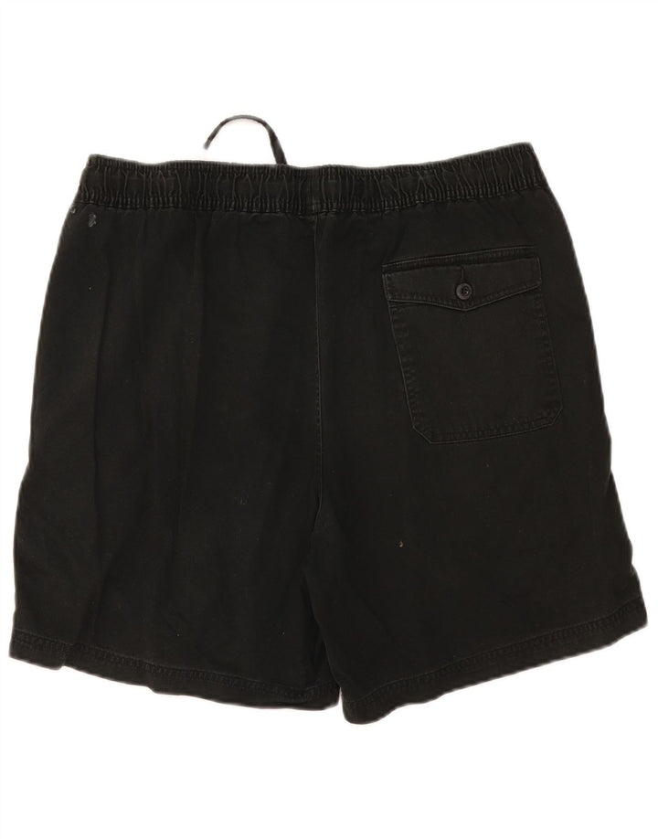 MARKS & SPENCER Pantaloni scurți chino pentru bărbați, mari W34, bumbac negru