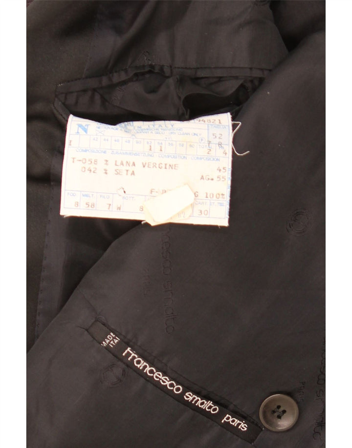 Francesco Smalto Jachetă pentru bărbați IT 52 XL Maroon Herringbone