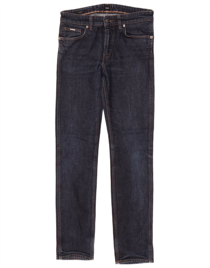 Blugi pentru bărbați Hugo Boss Stretch Slim W30 L32 Bumbac albastru