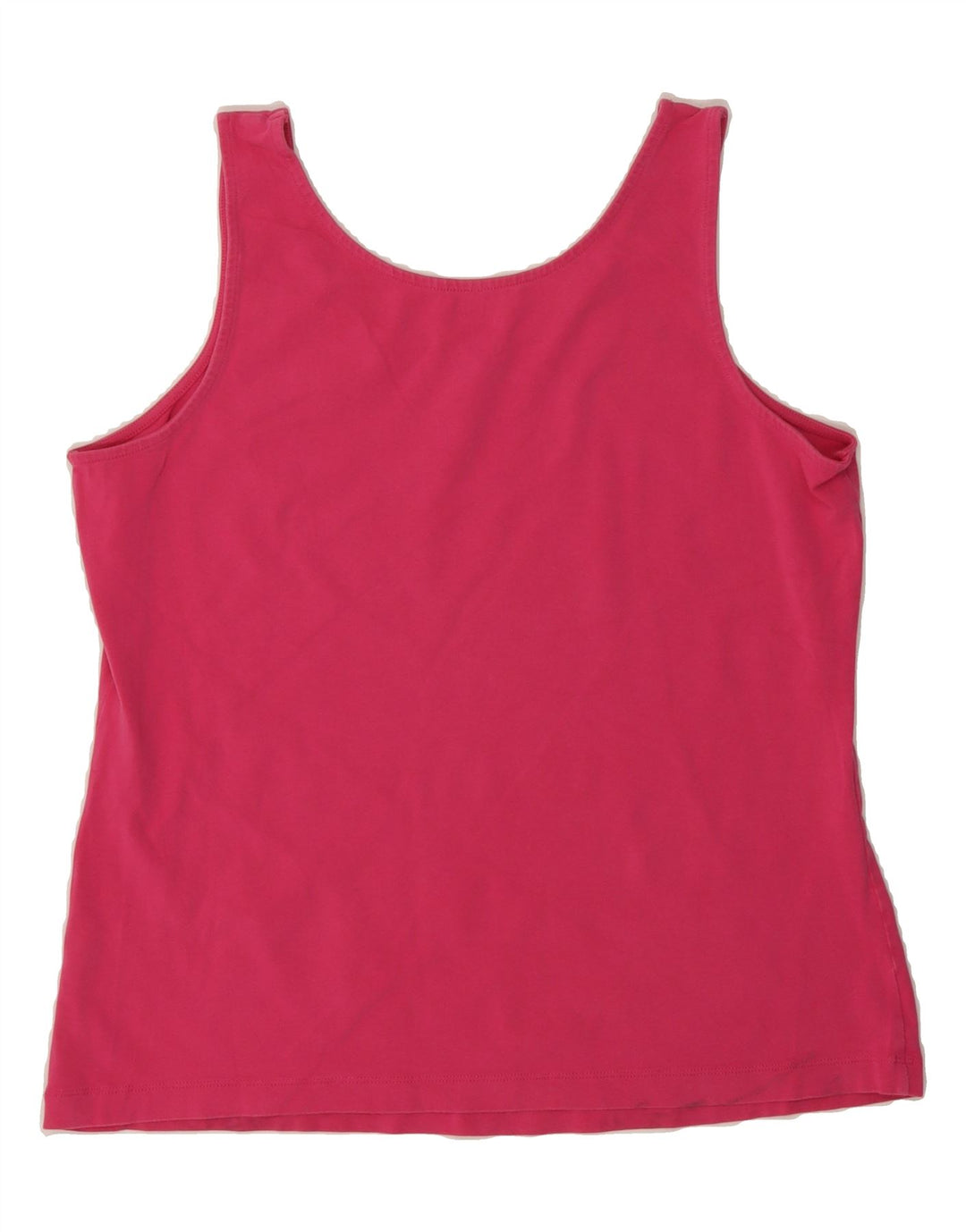 L.L.BEAN Womens Vest Top UK 14 Large Pink Cotton Vintage L.L.Bean and Second-Hand L.L.Bean from Messina Hembry 