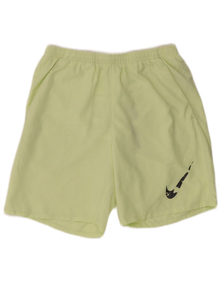 Pantaloni scurti sport Nike pentru bărbați, poliester verde mic