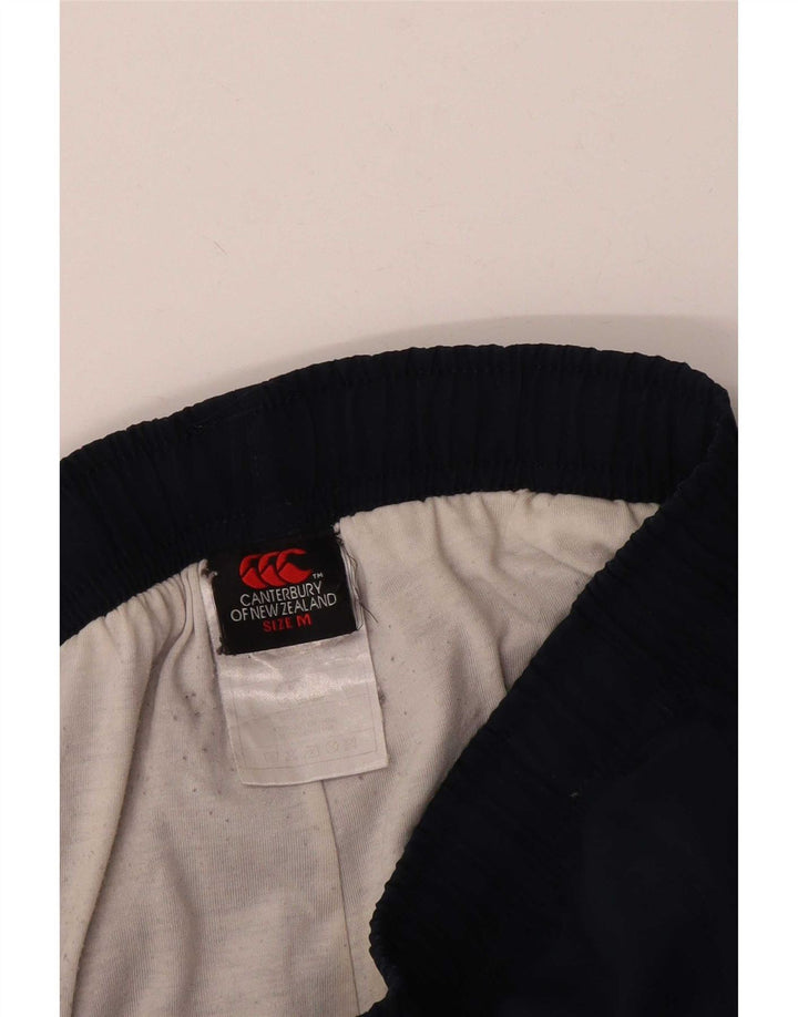 Pantaloni de trening grafic Canterbury pentru bărbați, poliester mediu albastru bleumarin