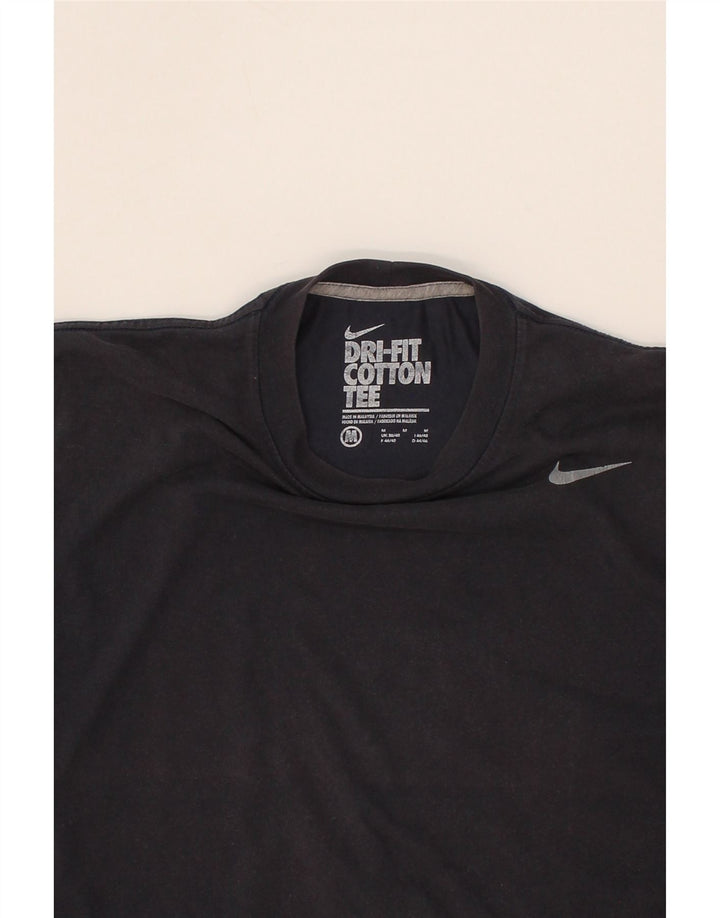 NIKE Mens Dri Fit T-Shirt Top UK 38/40 Medium Navy Blue Vintage Nike and Second-Hand Nike from Messina Hembry 