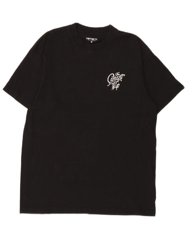 Tricou grafic pentru bărbați Carhartt Top mediu din bumbac negru