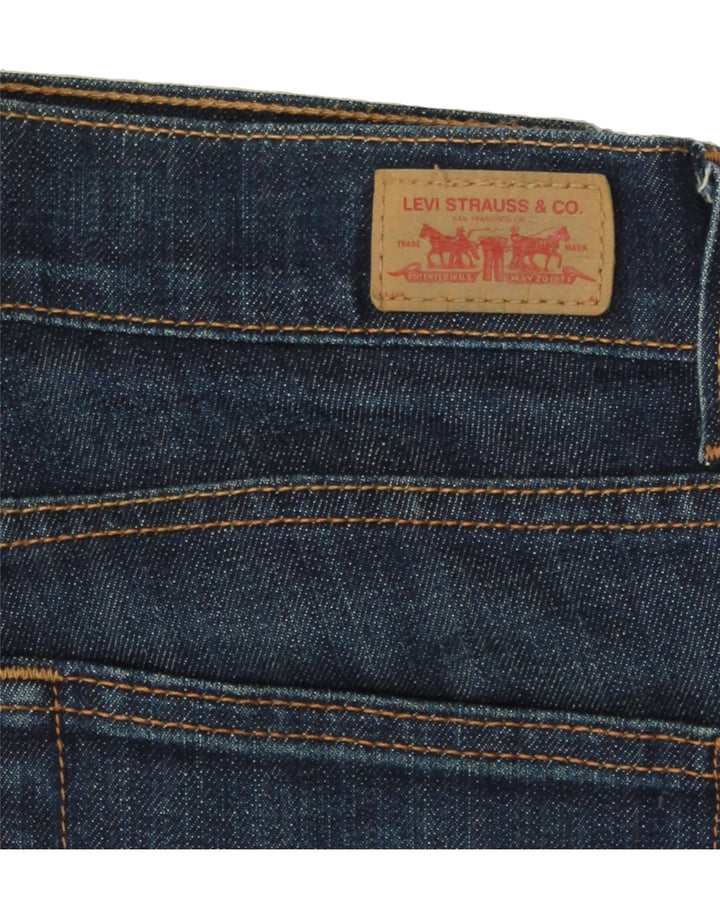LEVI'S Womens Slim Jeans US 5 Medium W30 L30 Navy Blue Cotton Vintage Levi's and Second-Hand Levi's from Messina Hembry 