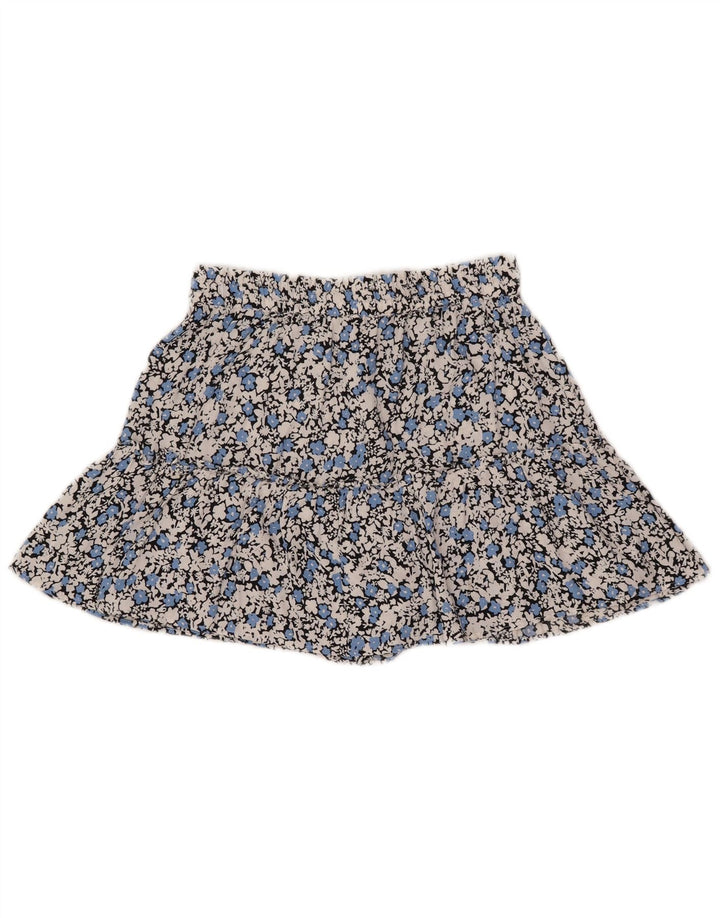Pantaloni de damă Zara Mici W26 Viscoză Florală Multicoloră