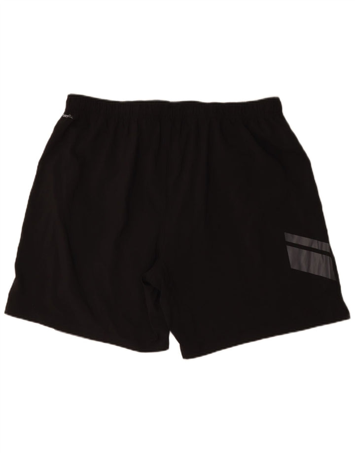 Pantaloni scurți sport grafic Puma pentru bărbați 2XL, poliester negru