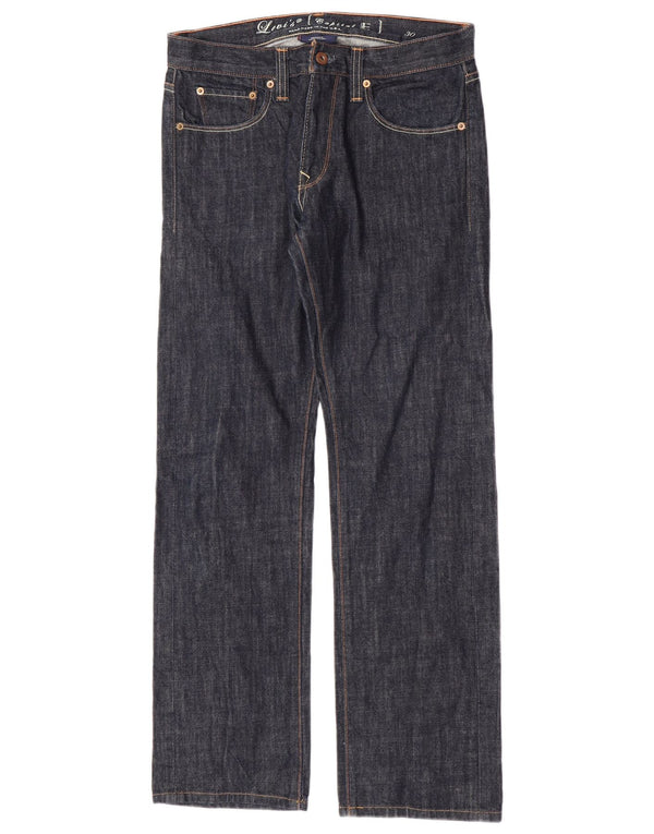 Blugi drepti pentru femei Levi's W30 L31 Bumbac bleumarin