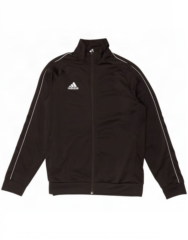 Jachetă pentru trening Adidas pentru bărbați, poliester mediu negru