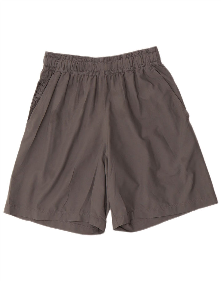 Pantaloni scurti de sport grafic Under Armour pentru bărbați, poliester mici, gri