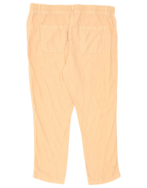 Marks & Spencer Pantaloni slim casual pentru femei UK 16 Large W36 L28 Pink In