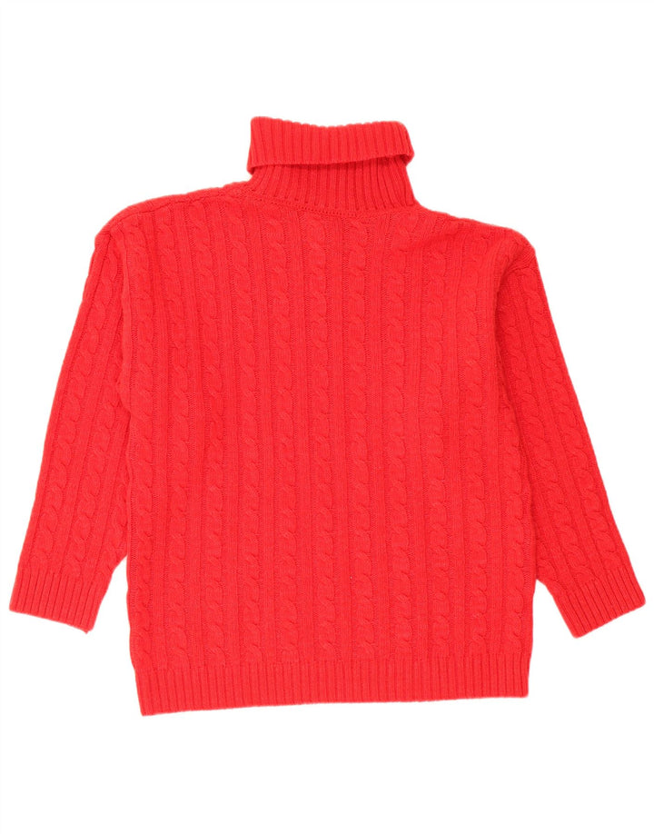 Pulover pentru femei North Pole cu gât rulat, UK 18 XL, roșu