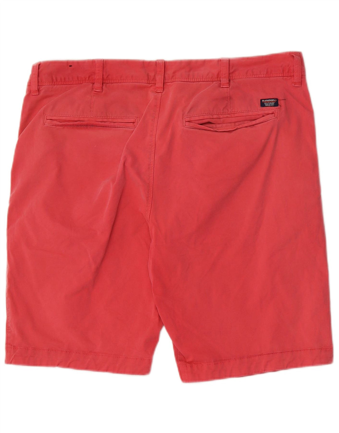 Pantaloni scurti chino pentru bărbați Superdry W36, bumbac roz mare