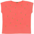 Tricou grafic Benetton pentru femei Top UK 14 Medium Pink
