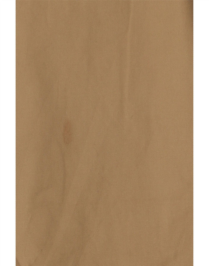 VINTAGE haină de vânt pentru femei UK 16, mare, maro, bloc de culoare