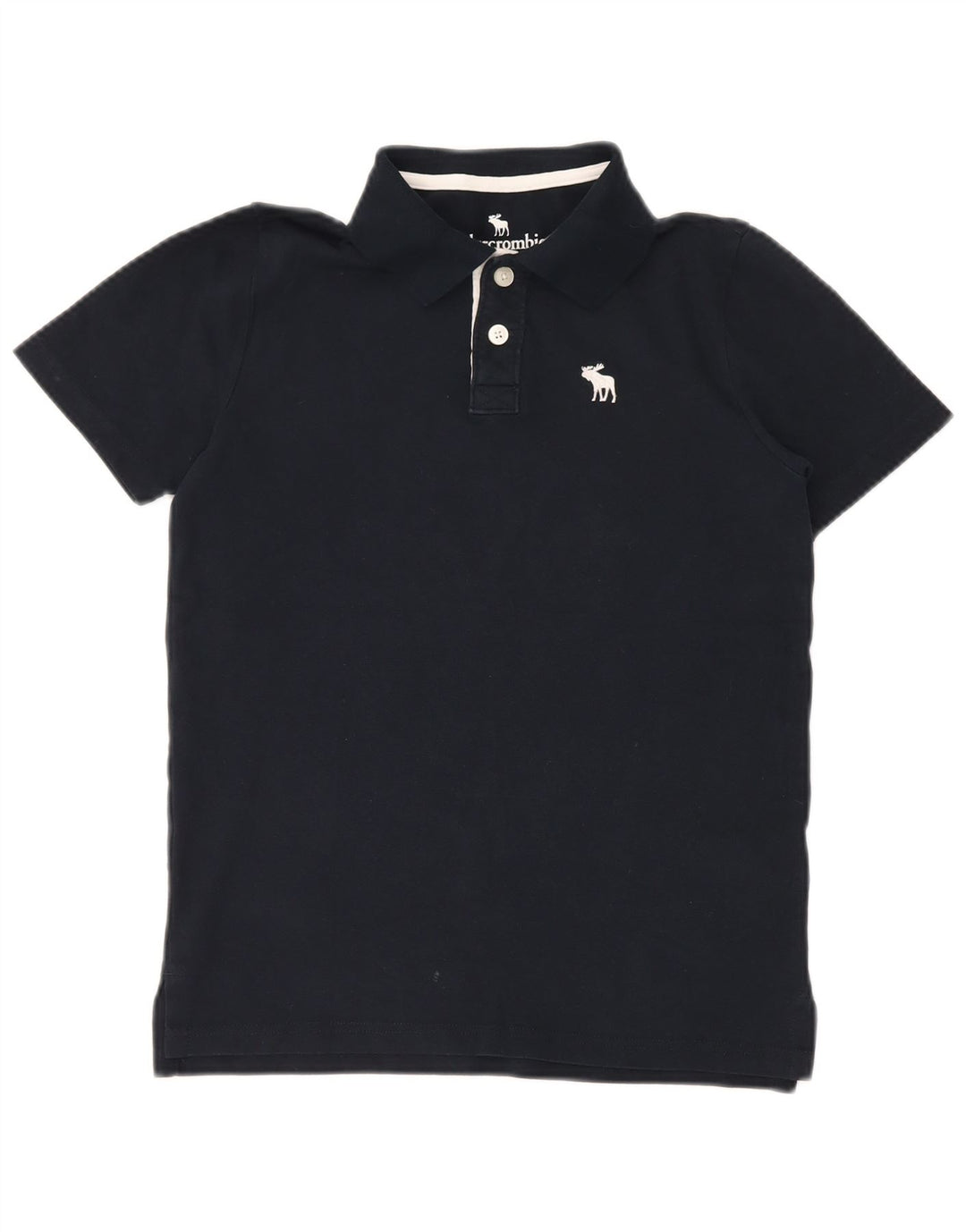 ABERCROMBIE & FITCH Tricou polo băieți 13-14 ani bumbac bleumarin