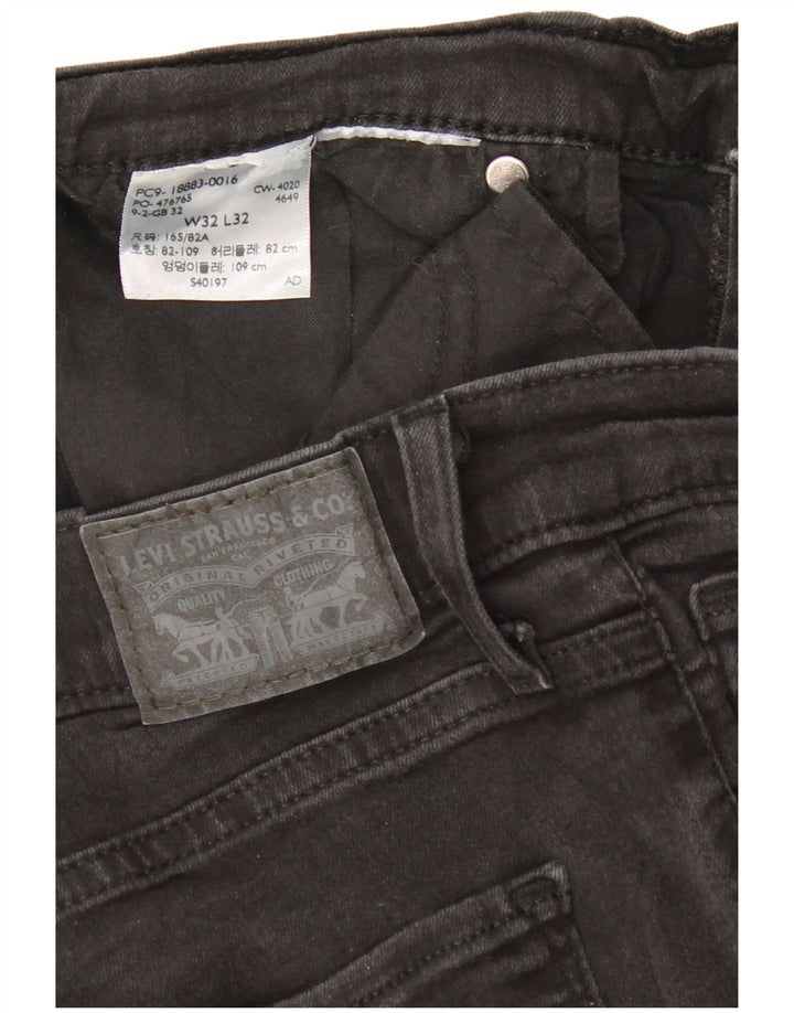 Blugi Levi's 724 cu talie înaltă Bootcut W32 L32 negri