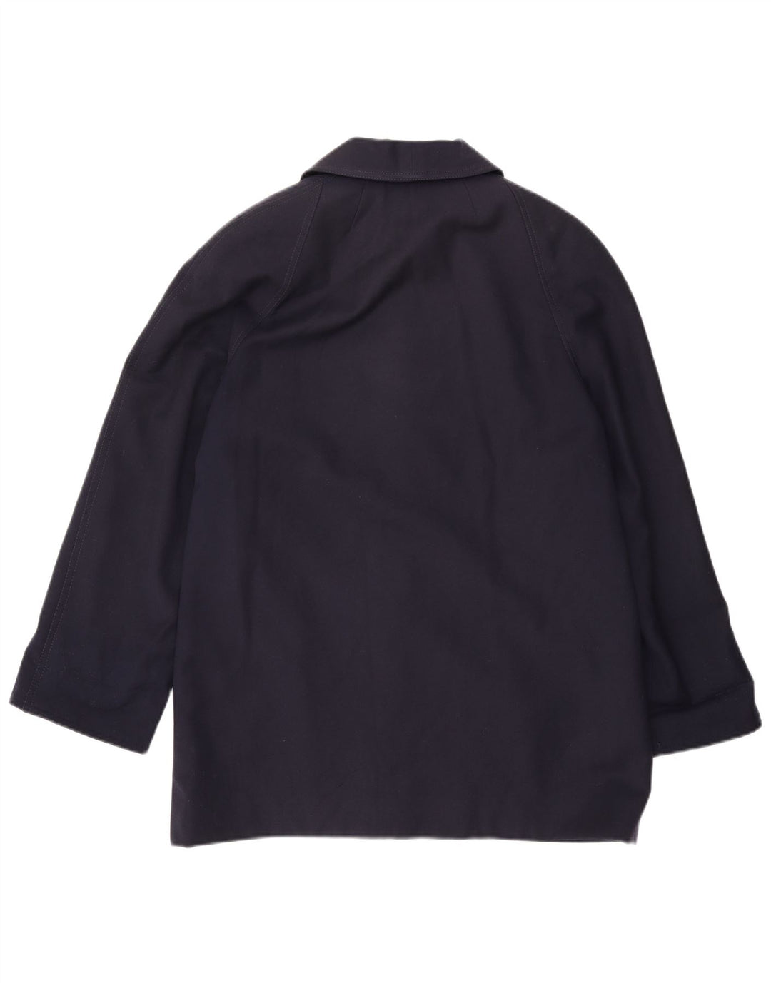 Pardesiu vintage pentru femei UK 18 XL bleumarin