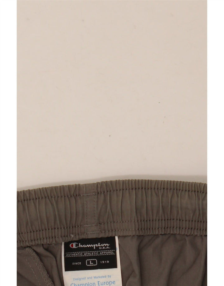 Pantaloni de trening Capri pentru bărbați Champion, mari, gri, bumbac