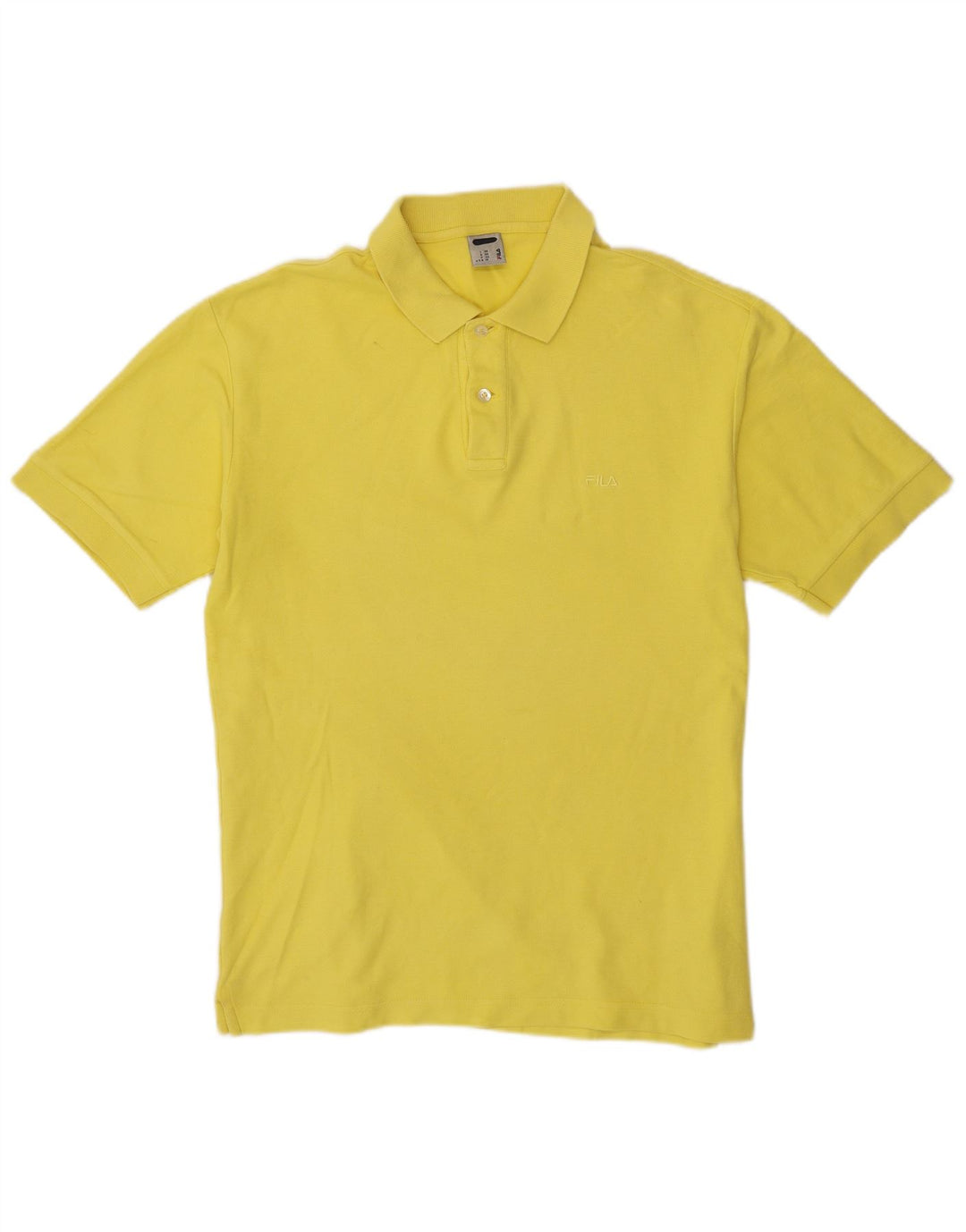 Tricou polo Fila pentru bărbați, galben mediu