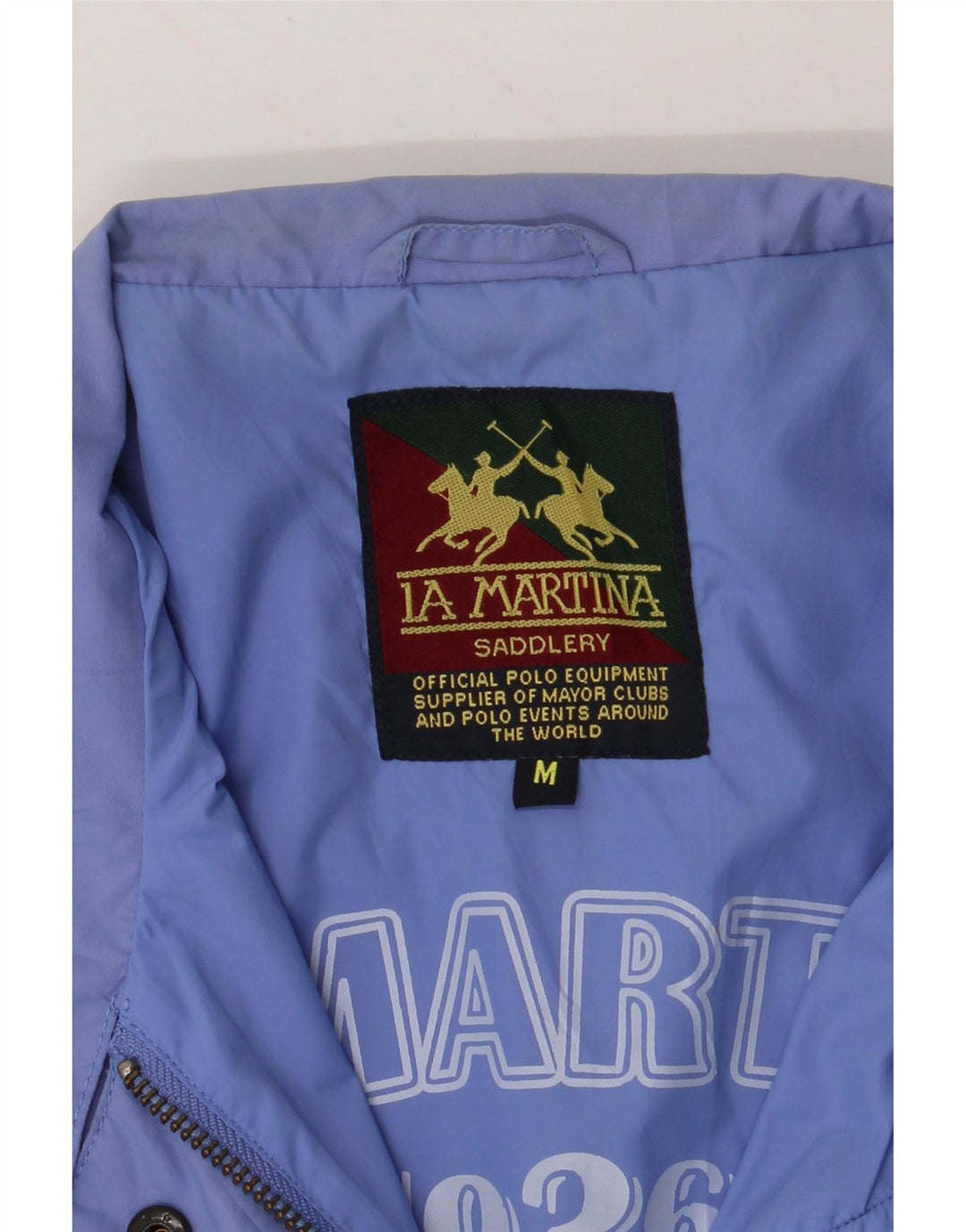LA MARTINA Womens Utility Jacket UK 12 Medium Purple Polyamide Vintage La Martina and Second-Hand La Martina from Messina Hembry 