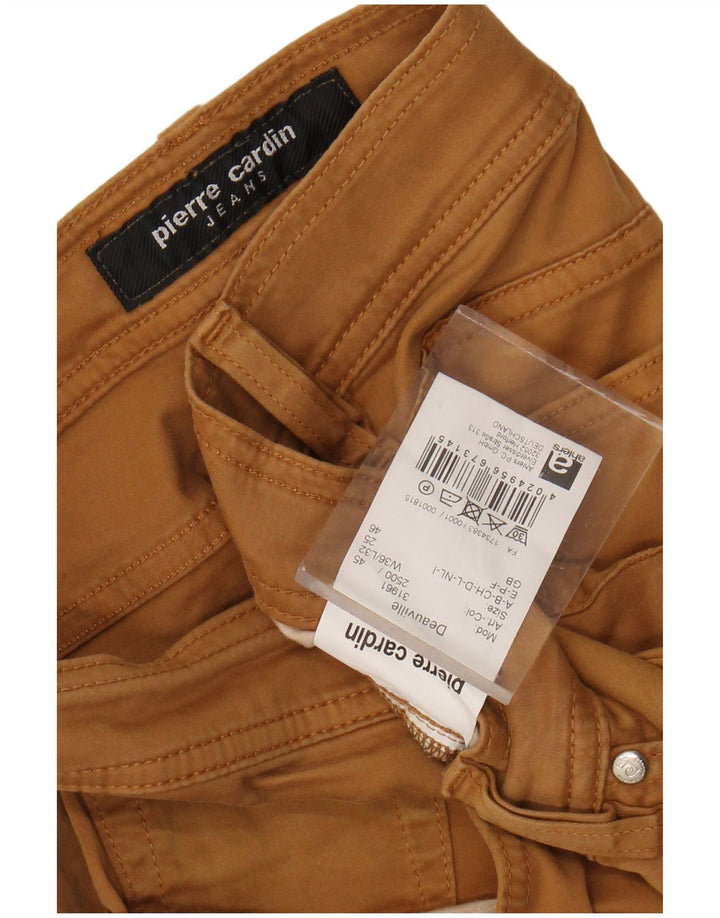 PIERRE CARDIN Pantaloni casual drepti pentru bărbați W36 L32 bumbac bej