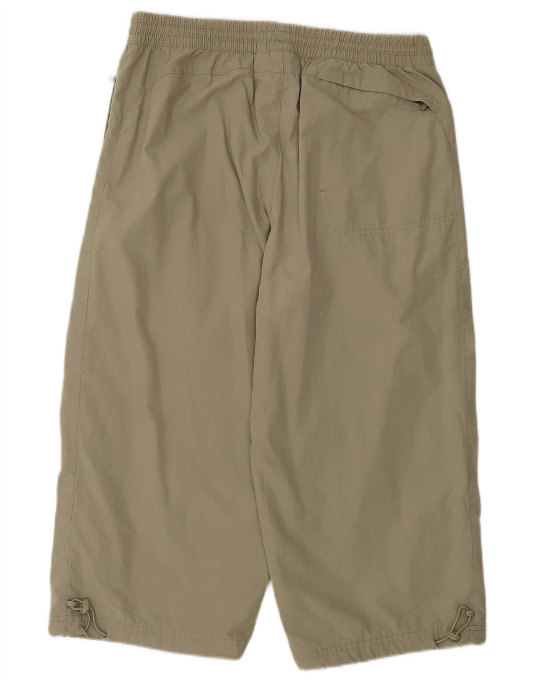 Pantaloni de trening capri Adidas pentru bărbați, poliester kaki mic