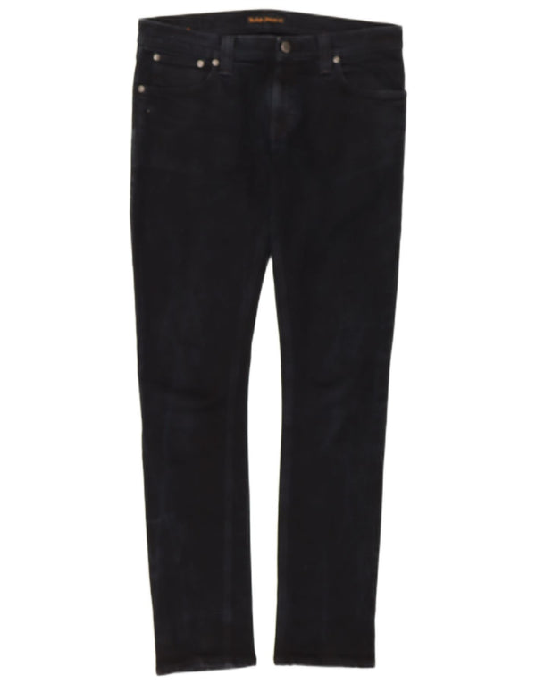 NUDIE JEANS Blugi skinny pentru femei W32 L32 Bumbac bleumarin