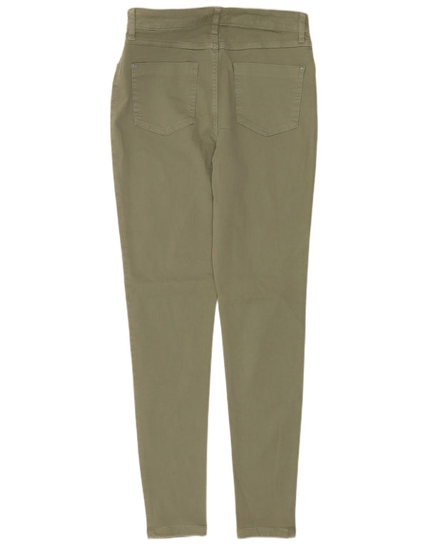 Blugi jegging obișnuiți pentru femei Marks & Spencer UK 10 mici W28 L29 verde
