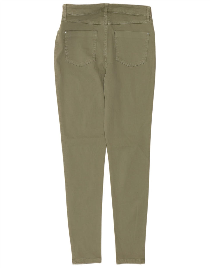 Blugi jegging obișnuiți pentru femei Marks & Spencer UK 10 mici W28 L29 verde