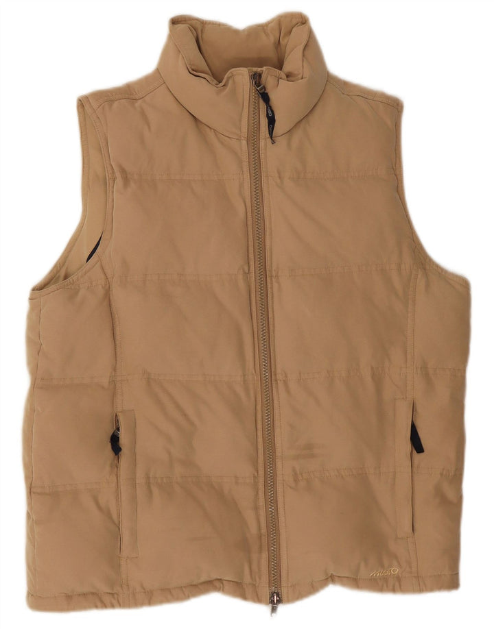 Musto Gilet căptușit supradimensionat pentru femei UK 10 Small Beige Poliester