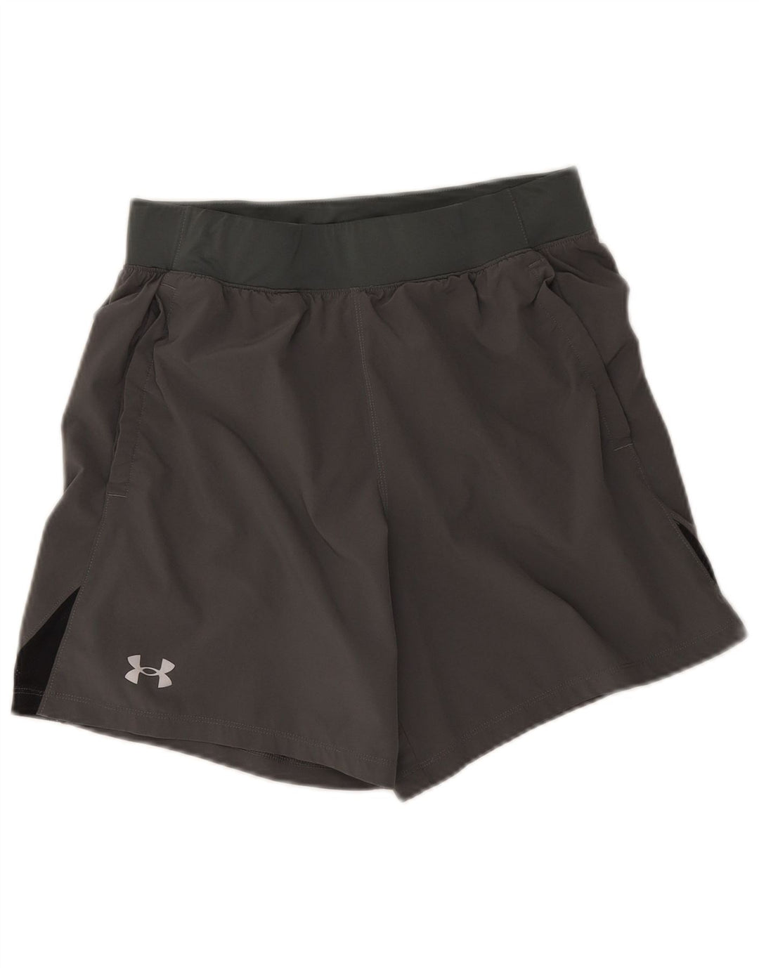 Pantaloni scurți sport Under Armour pentru bărbați, gri mediu, poliester color bloc