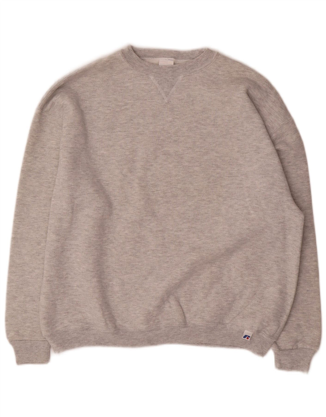 Pulover pentru băieți Russell Athletic 15-16 ani XL bumbac cu pete gri