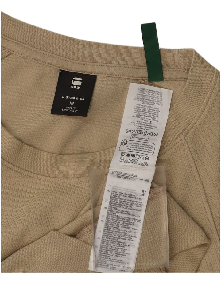 Pulover pentru bărbați G-STAR, bumbac, bej mediu