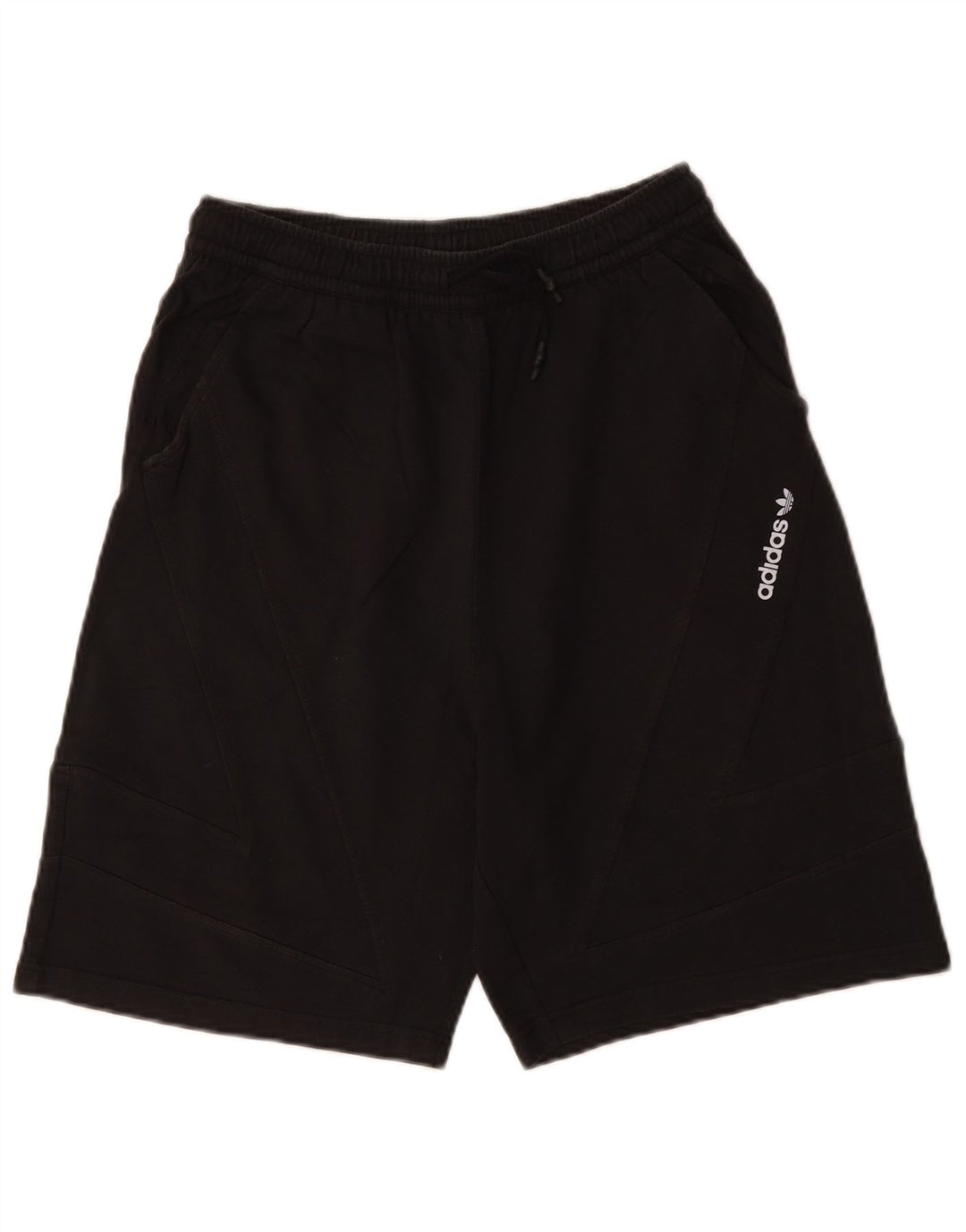 Pantaloni scurți sport ADIDAS pentru bărbați, bumbac negru mic