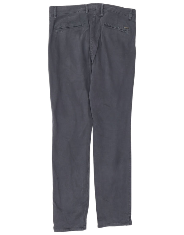 Pantaloni chino pentru bărbați Hugo Boss Slim Fit L34 L34 Bumbac bleumarin