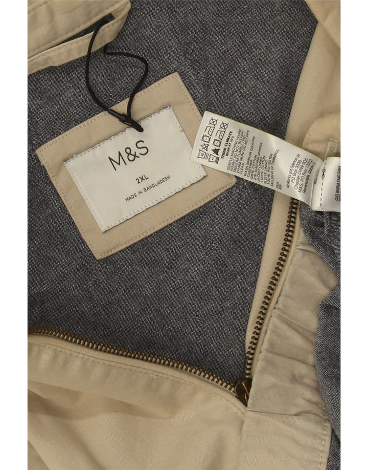Geacă bomber pentru bărbați Marks & Spencer UK 44 2XL bumbac bej