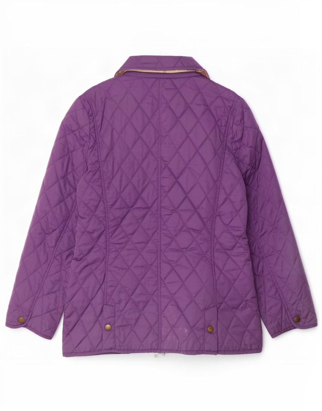 Jachetă matlasată Barbour pentru femei UK 12 Poliester violet mediu