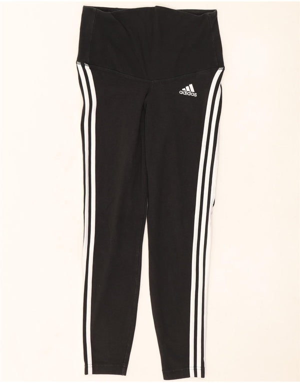 Leggings pentru femei Adidas UK 12/14 bumbac mediu negru