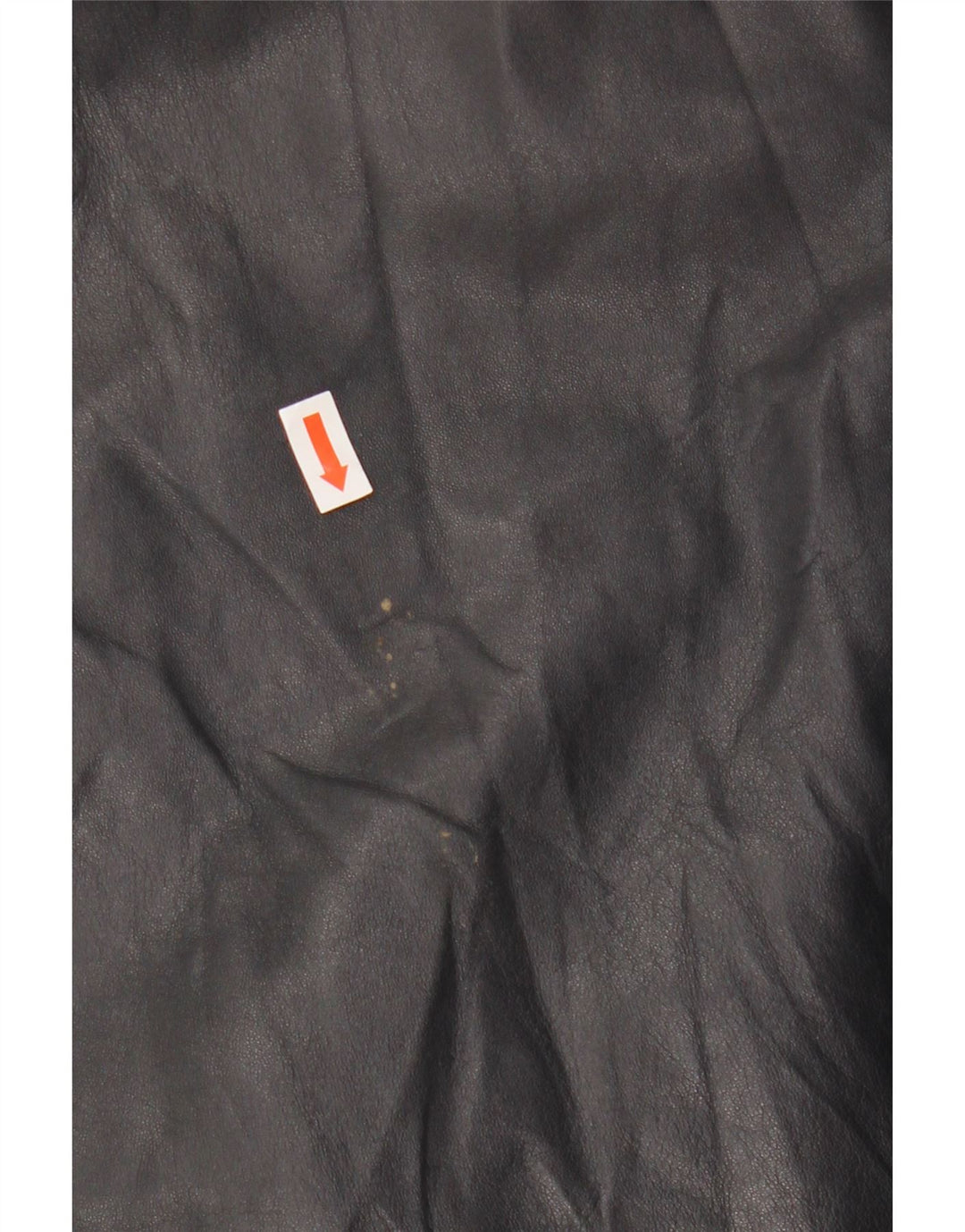 PER ME Jachetă de piele pentru femei UK 22 2XL Piele neagră