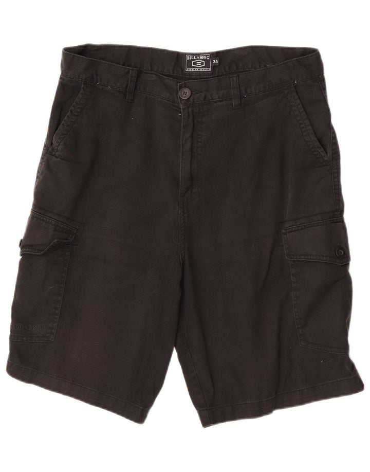 Pantaloni scurți cargo pentru bărbați Billabong W34, bumbac negru mare