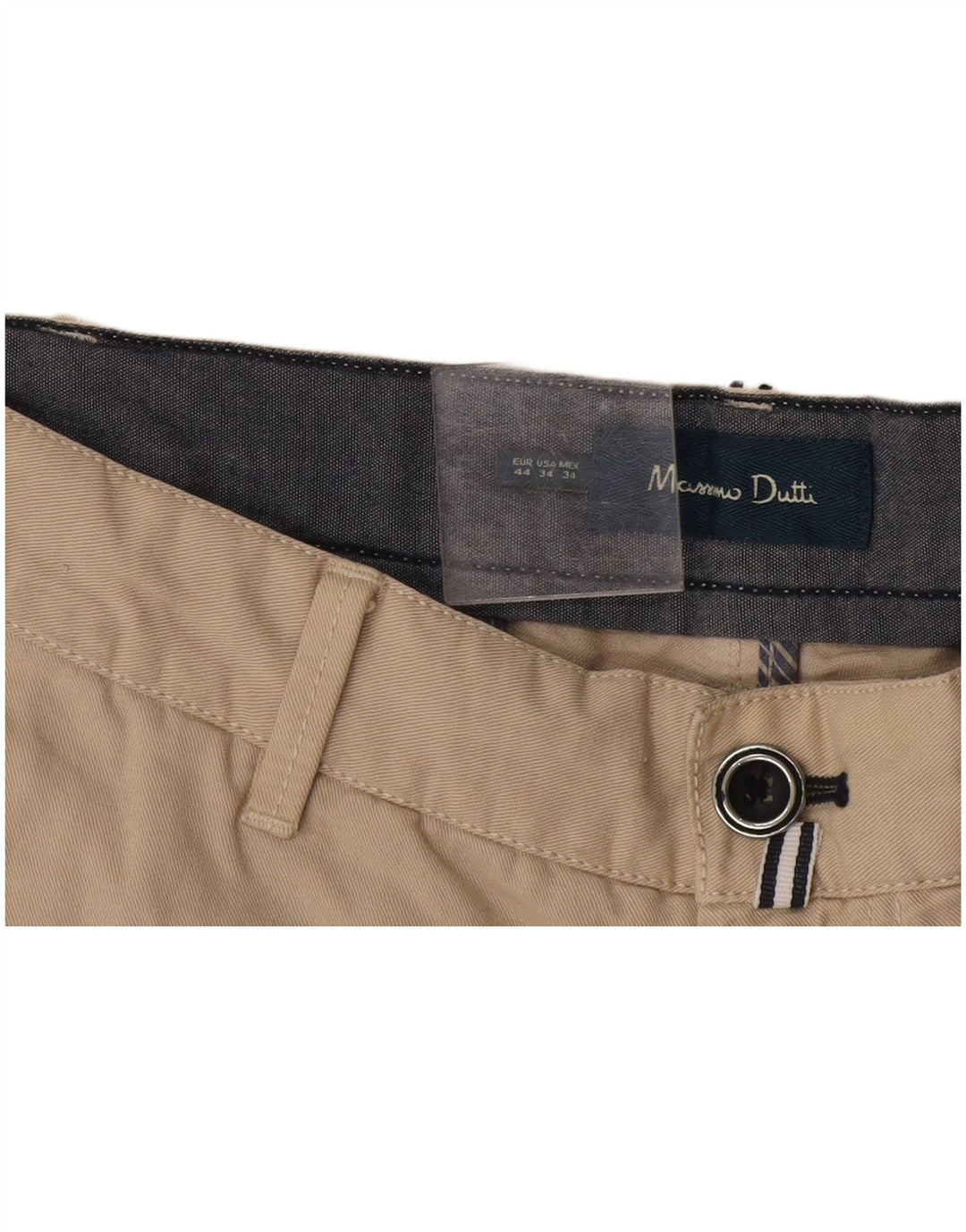 Pantaloni scurți chino Massimo Dutti pentru bărbați EU 44 Large W34 Bej