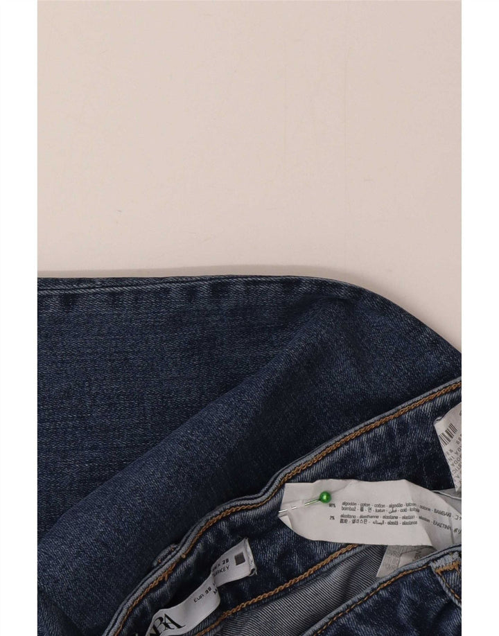 Blugi evazați pentru femei Zara EU 38 Mici L28 L32 Bumbac albastru
