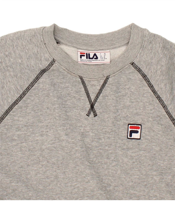 FILA Mens Sweatshirt Jumper Medium Grey Cotton Vintage Fila and Second-Hand Fila from Messina Hembry 