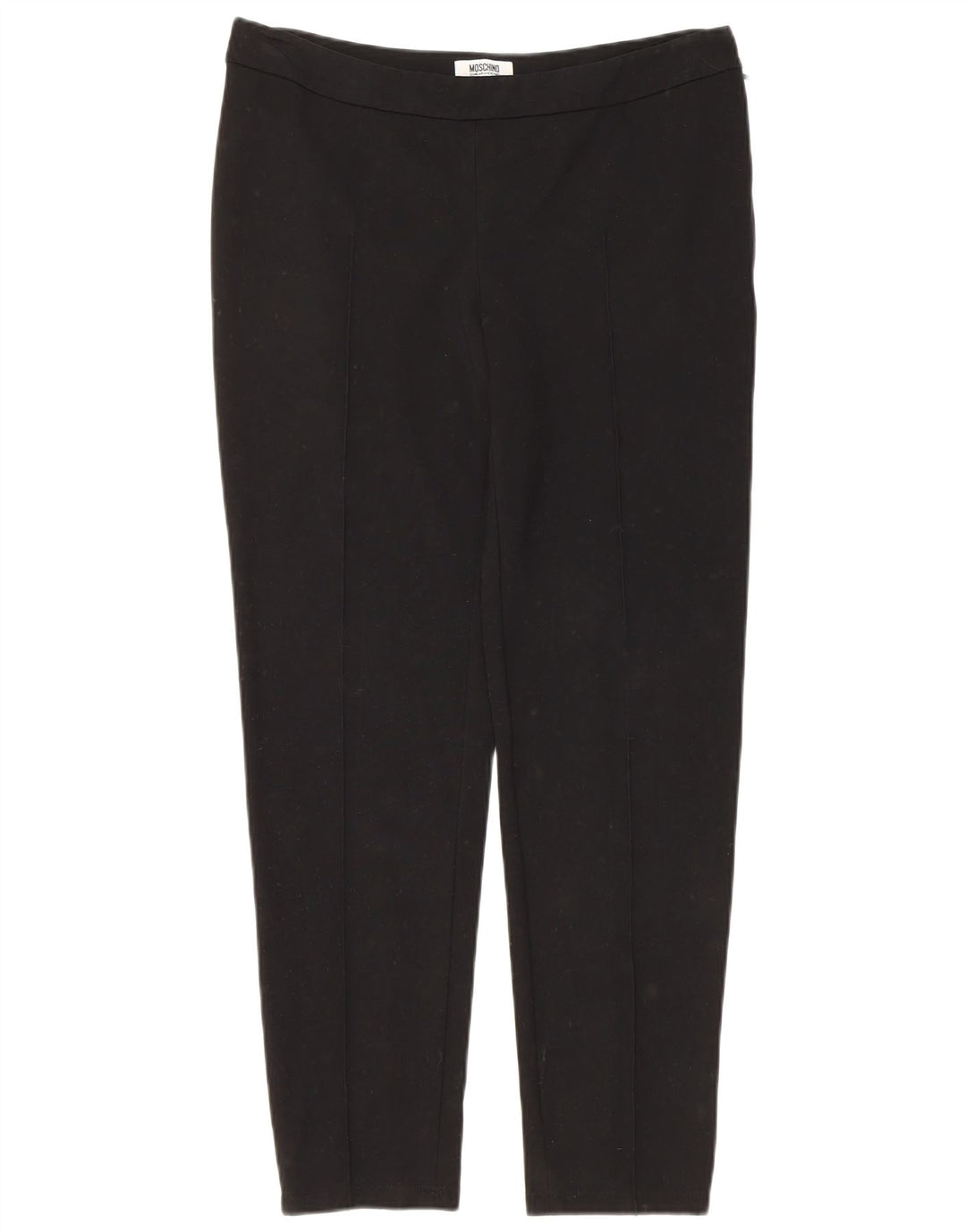 Pantaloni casual MOSCHINO pentru femei, ieftini și șic, UK 12 Medium W32 L29 Negru